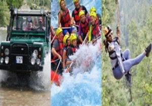 Antalya Rafting & Jeep Safari & Zip Line Combo Tour